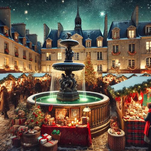 A made in France Christmas market in the heart of Paris